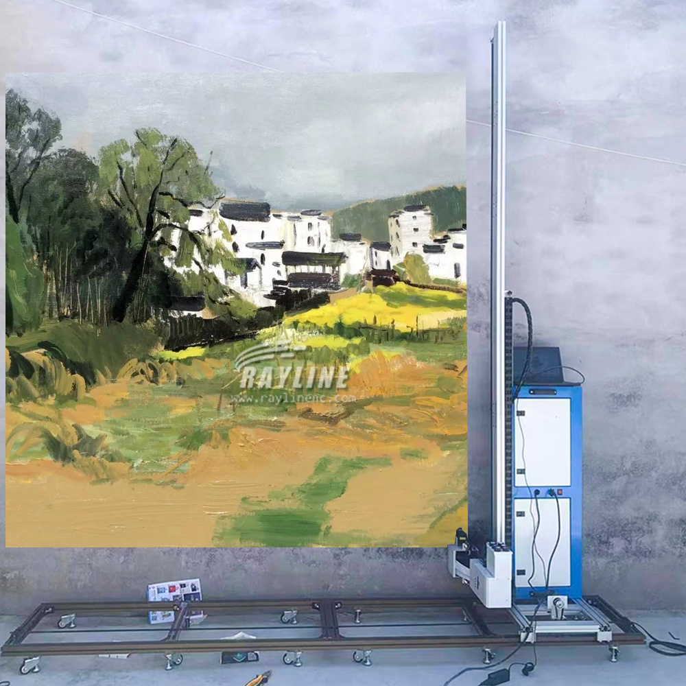 3D Printing Glass - 3D แนวตั้ง UV Wall พิมพ์ 2