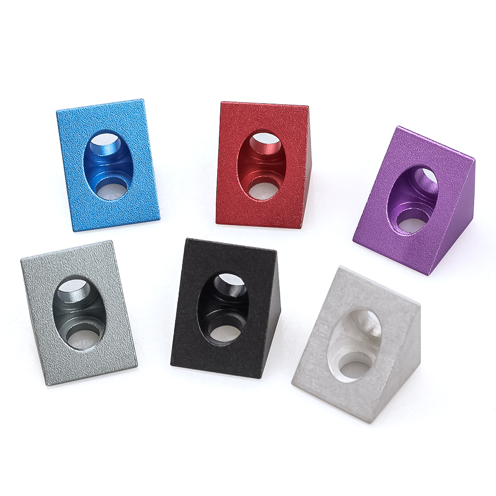 V Slot Aluminum Extrusion - ข้อต่อมุมวีสล็อต 4 ชิ้น/ชุด ตัวเชื่อมมุมฉาก 90 องศา