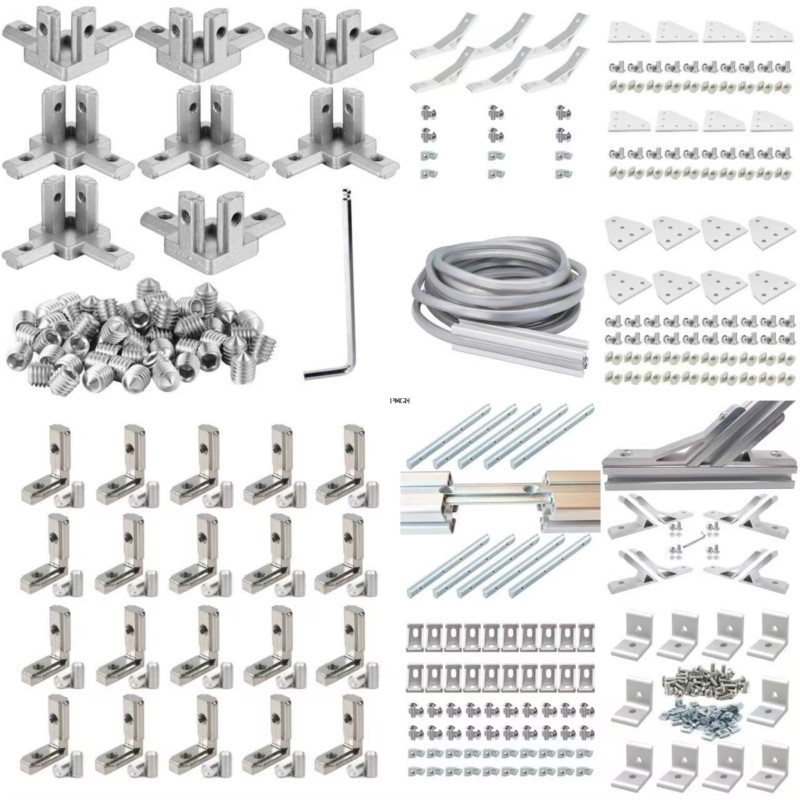 V Slot Aluminum Extrusion - 2020 อลูมิเนียม Extrusion T/V สล็อตมุม 20S