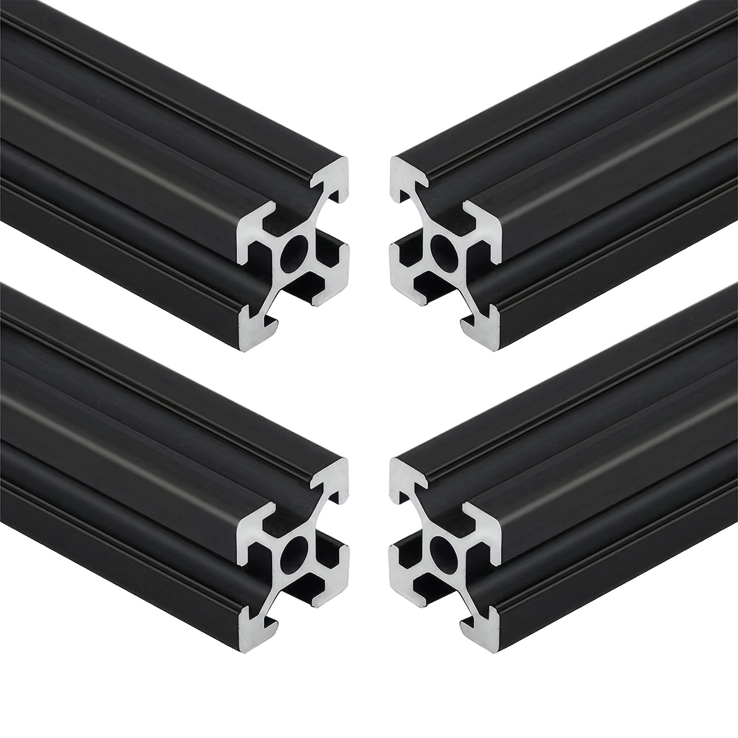 V Slot Aluminum Extrusion - รางเลื่อนอลูมิเนียมแบบ T-slot 2020 มาตรฐานยุโรป ชุบอโนไดซ์ จำนวน
