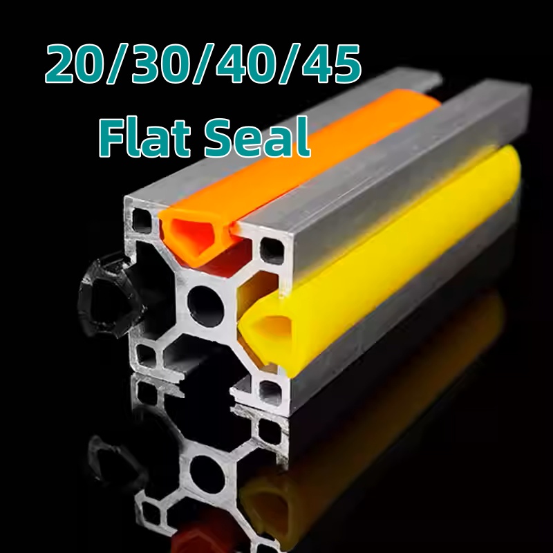 V Slot Aluminum Extrusion - ซีลแบนขนาด 10 เมตร 6 มม./8 มม./10