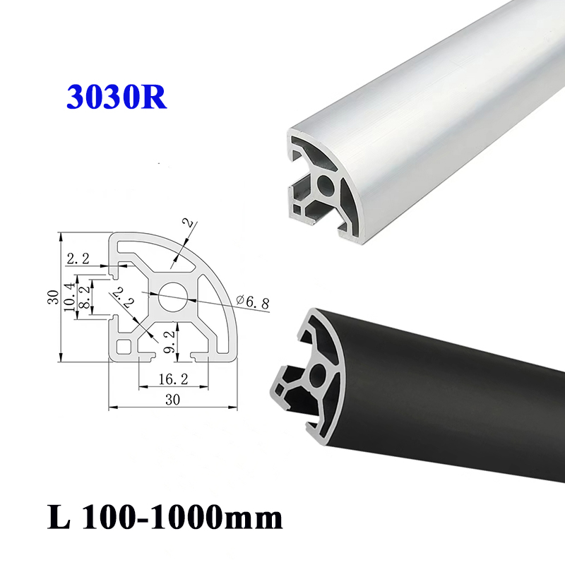 3D Printer Enclosure Frame - 1PC 3030R มาตรฐานยุโรปอลูมิเนียมโปรไฟล์ Extrusion กรอบ Anodized