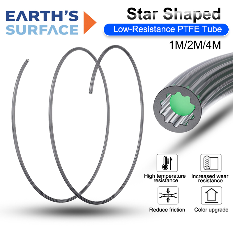 3D Printing Fff - ท่อ PTFE รูปดาว ทนความร้อนสูง ความต้านทานต่ำ ขนาดเส้นผ่านศูนย์กลางภายนอก