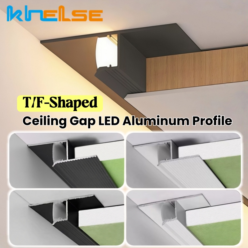 3D Printing Z Offset - โปรไฟล์อะลูมิเนียม LED สำหรับติดตั้งฝ้าเพดานแบบซ่อนรูปตัว T/Z ช่องแสงแคบพิเศษ พร้อมฝาครอบ