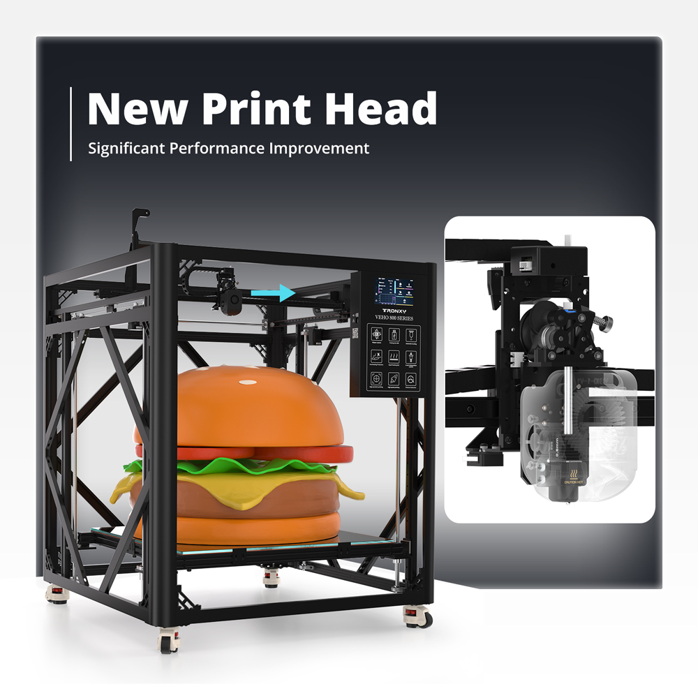 3D Printing X Y Z Axis - เครื่องพิมพ์สามมิติ Tronxy VEHO-800-12 หรือ PRO ขนาดการพิมพ์ใหญ่
