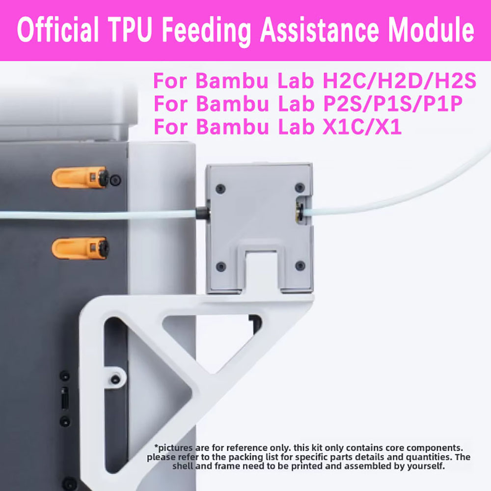 3D Printing Fff - โมดูลช่วยป้อนเส้นพลาสติก TPU ของแท้จากโรงงาน สำหรับเครื่องพิมพ์สามมิติ Bambu Lab
