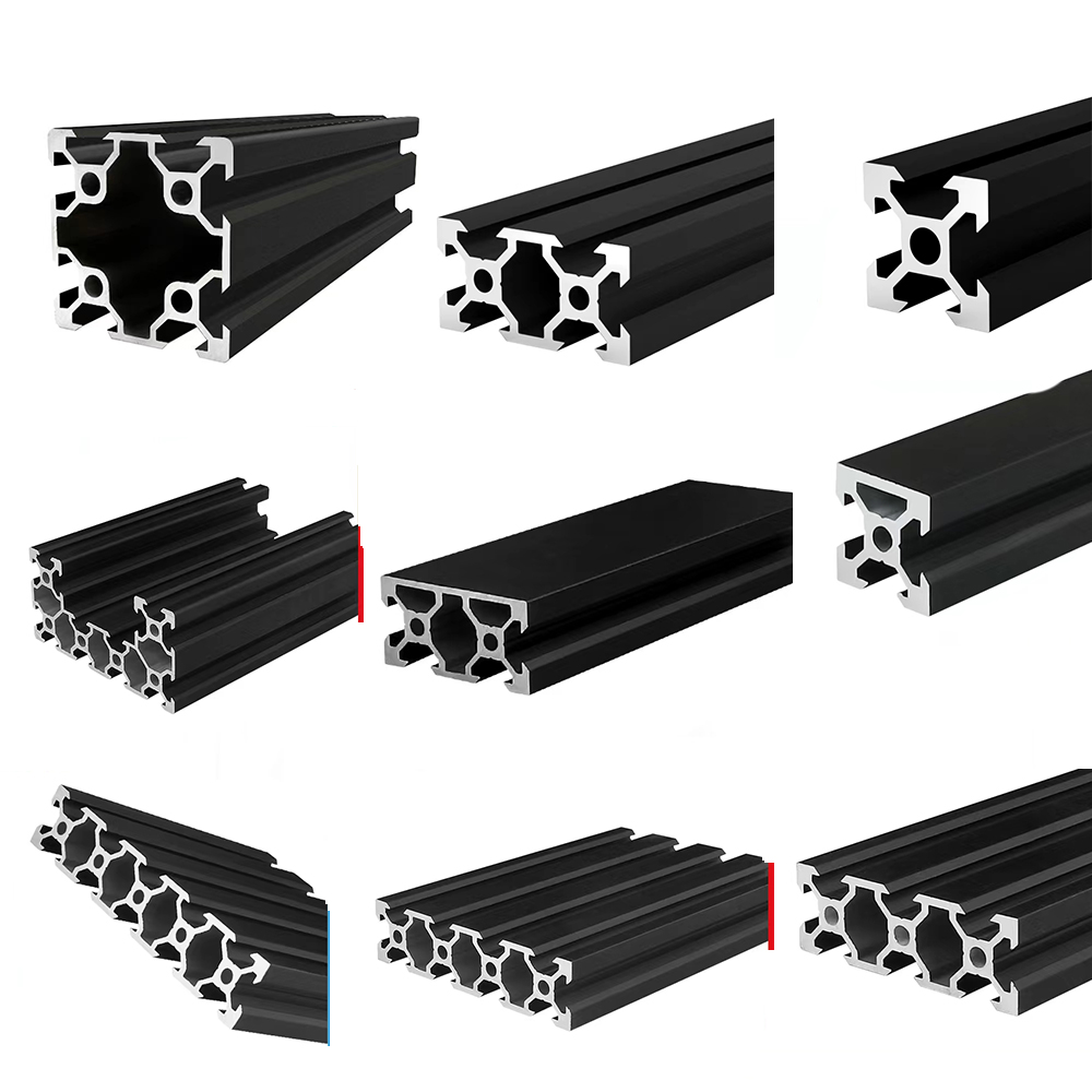 1ชิ้น4040สีดำช่องคู่ V-สล็อตขั - V Slot Aluminum Extrusion บทวิจารณ์และราคา