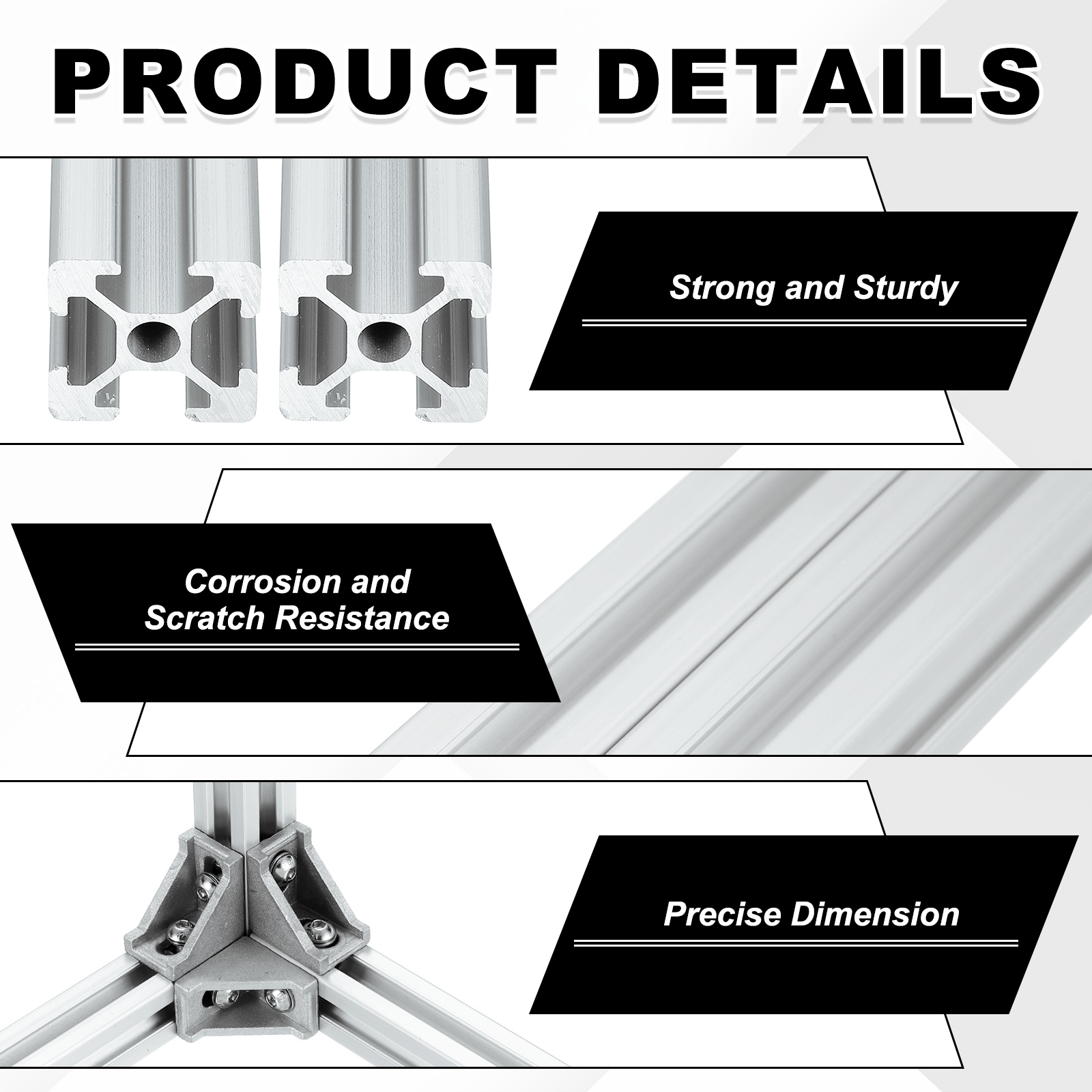 2 ชุด 100-400 มม. V Slot 2020  - V Slot Aluminum Extrusion บทวิจารณ์และราคา