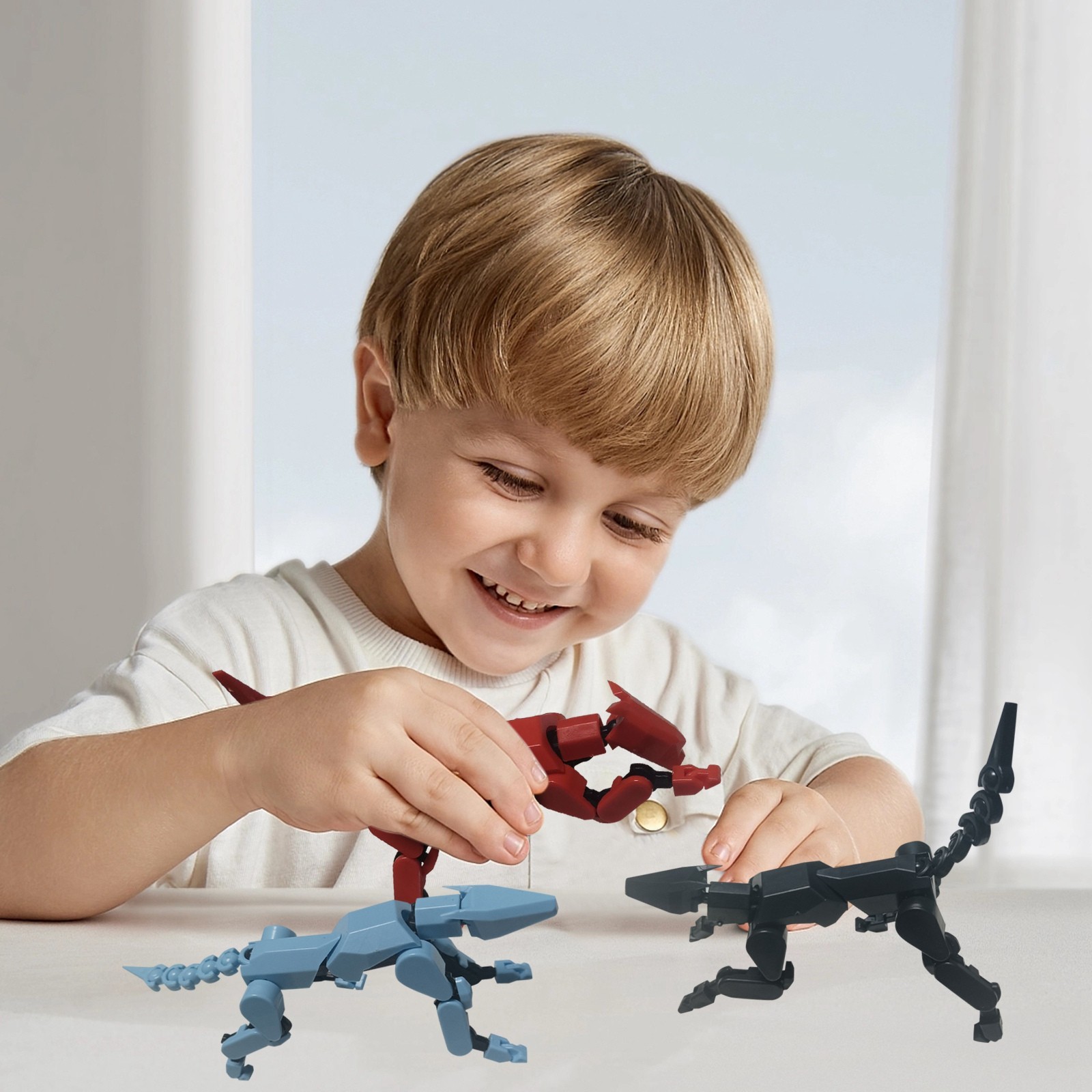 Multi-jointed Movable Robot 3. - 3D Printing For Dummies บทวิจารณ์และราคา