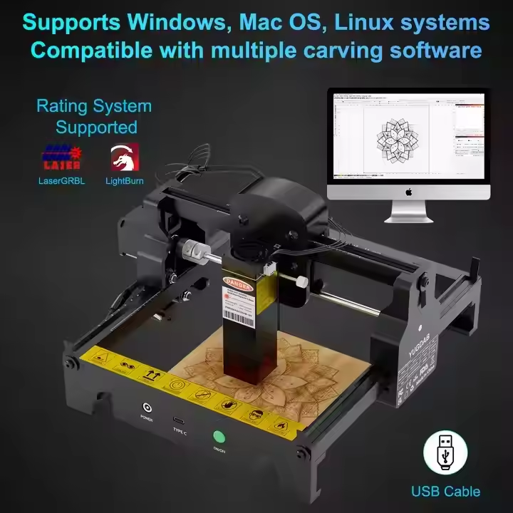 เครื่องแกะสลักเลเซอร์พวงกุญแจเ - 3D Printing Laser Cutting บทวิจารณ์และราคา