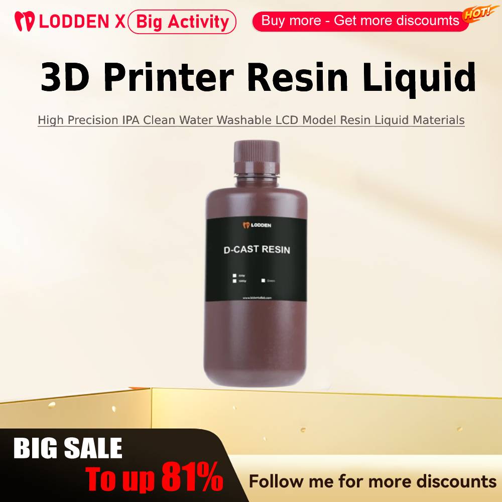 Lodden 3D เครื่องพิมพ์เรซิ่น L - 3D Printing House Machine บทวิจารณ์และราคา