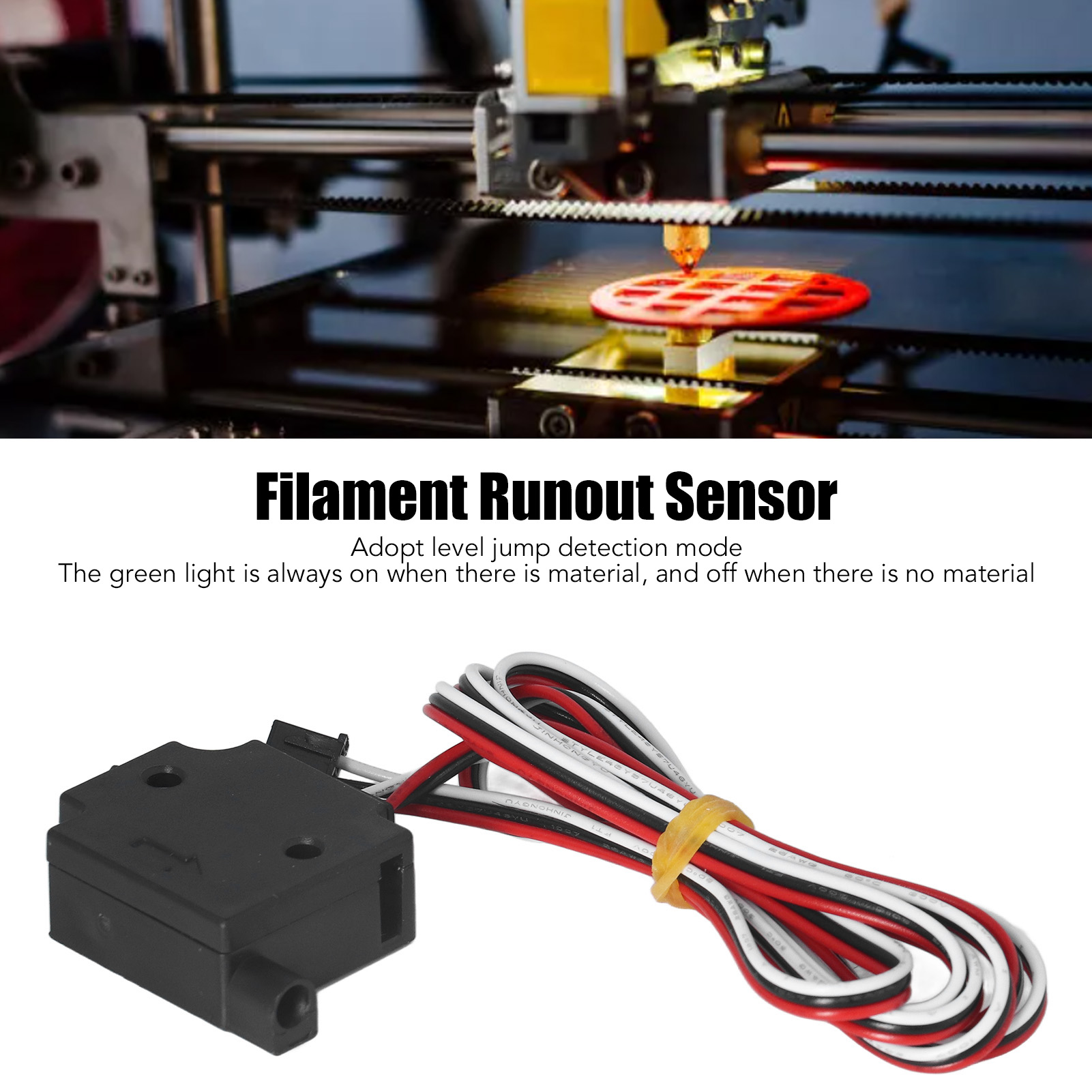 การตรวจจับการขาดของเส้นพลาสติก - Filament Runout Sensor บทวิจารณ์และราคา