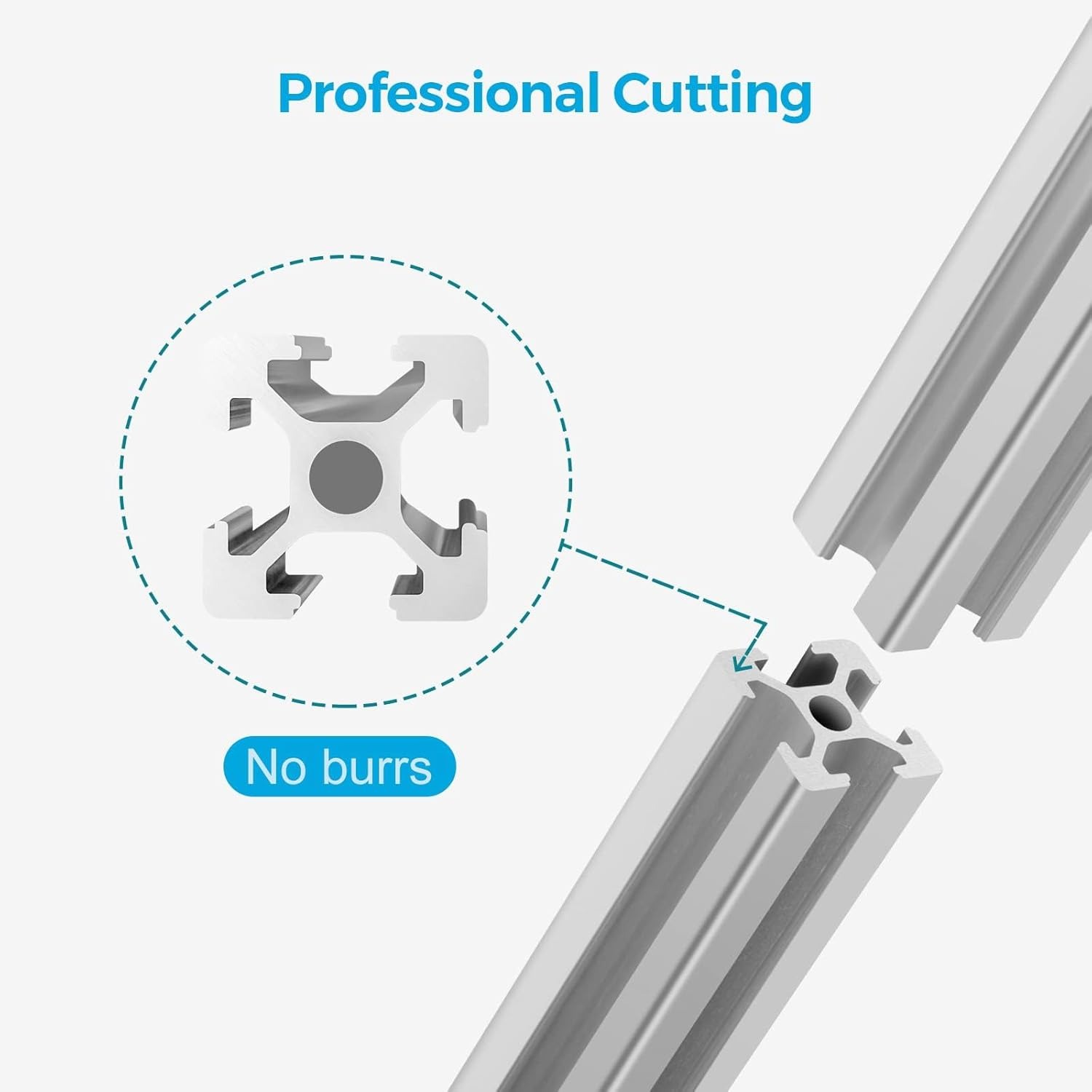 4pcs 2020 T-Slot อลูมิเนียม Ex - V Slot Aluminum Extrusion บทวิจารณ์และราคา