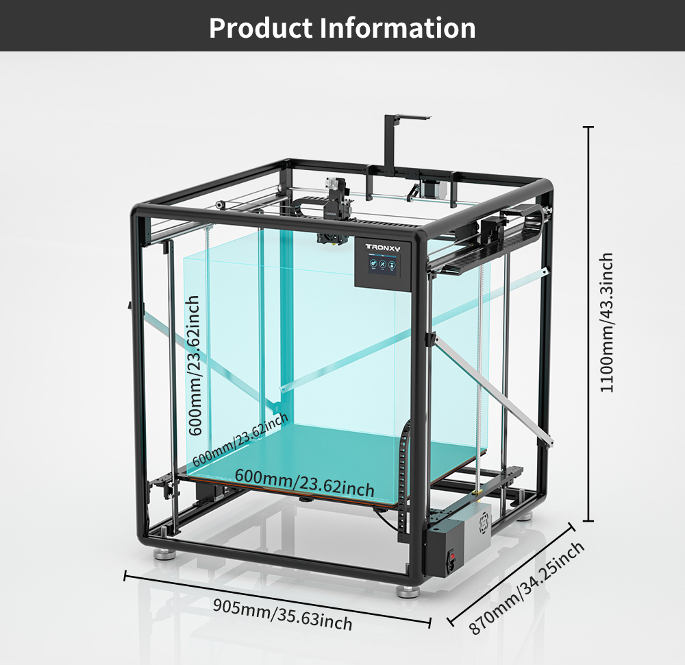 เครื่องพิมพ์สามมิติ Tronxy VEH - 3D Printing X Y Z Axis บทวิจารณ์และราคา