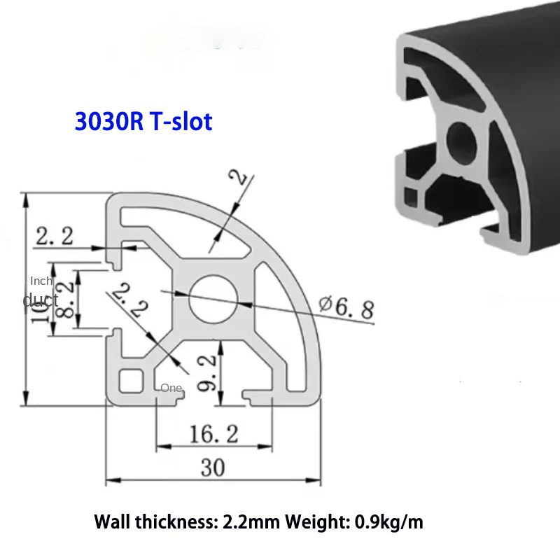 1PC 3030R มาตรฐานยุโรปอลูมิเนี - 3D Printer Enclosure Frame บทวิจารณ์และราคา