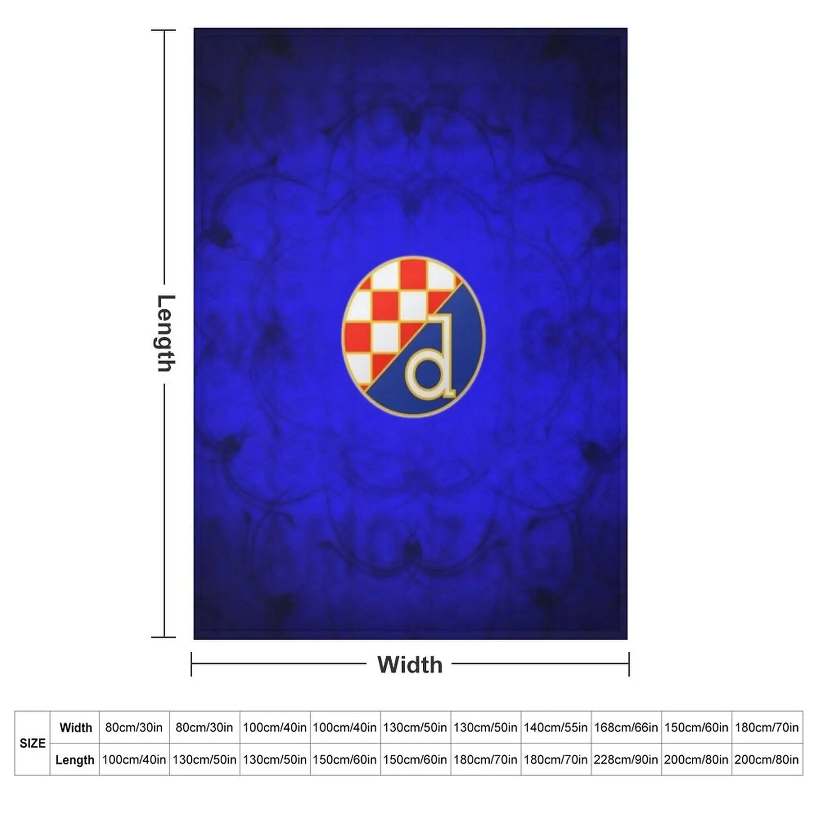 ผ้าห่ม GNK Dinamo Zagreb ขนาดใ - 3D Printing Zagreb บทวิจารณ์และราคา