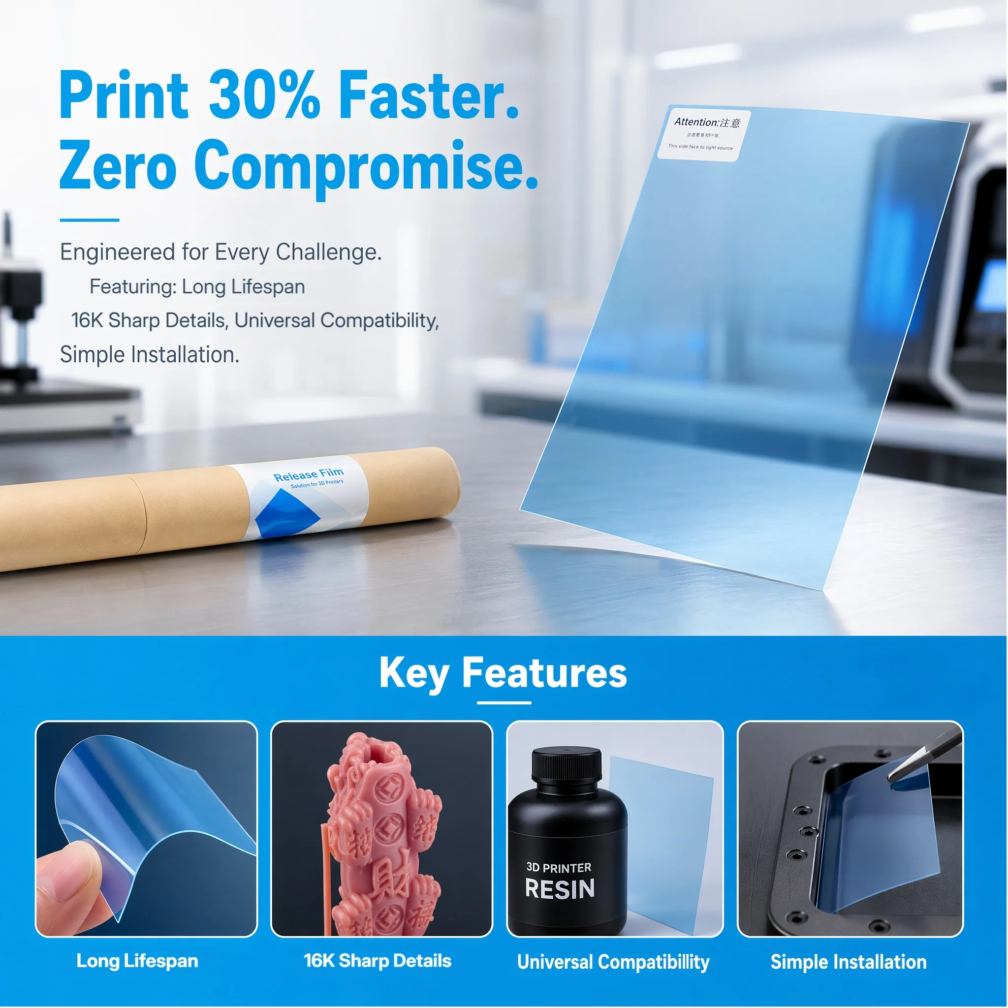ฟิล์มปลดเร็ว ACF ความเร็วสูง ส - 3D Printing House Machine บทวิจารณ์และราคา