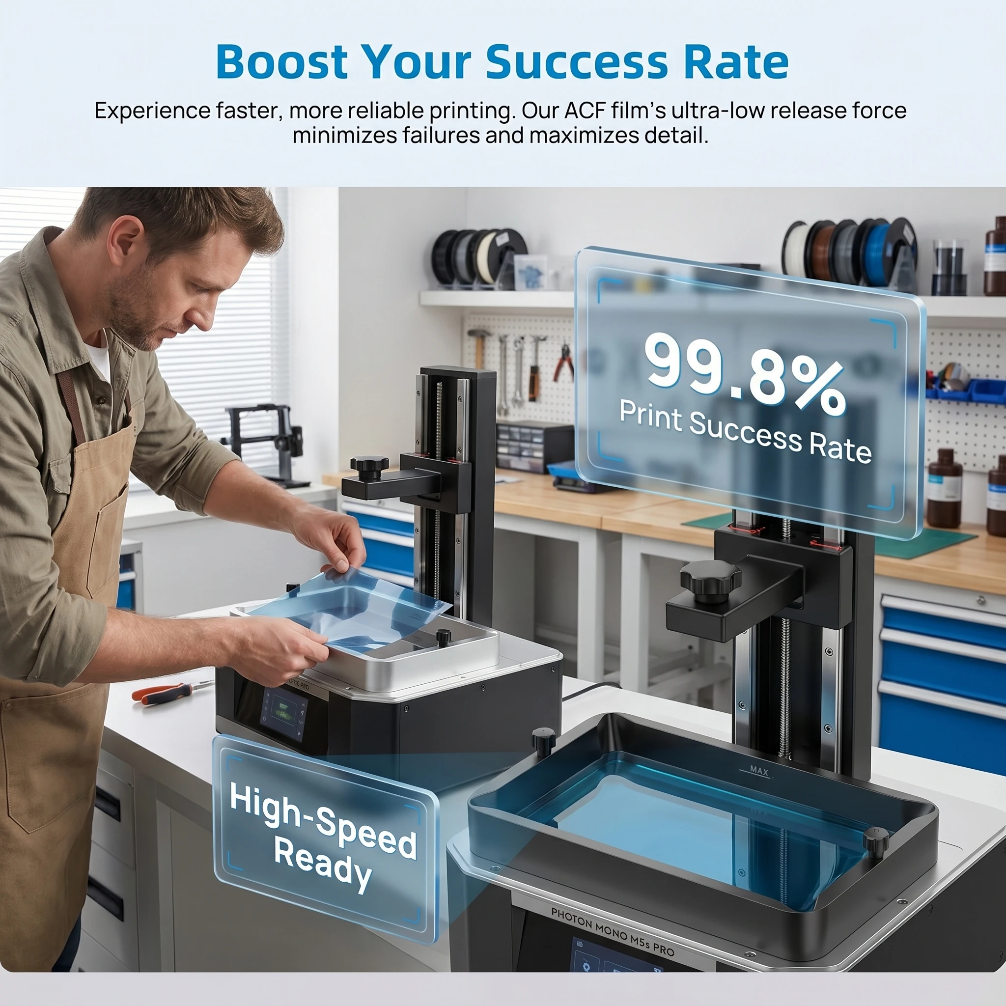 ฟิล์มปลดเร็ว ACF ความเร็วสูง ส - 3D Printing House Machine บทวิจารณ์และราคา