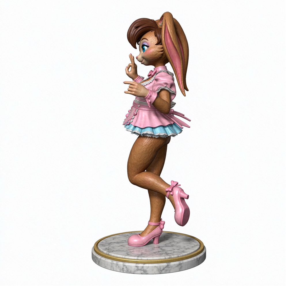 NSFW โมเดลฟิกเกอร์เรซินกระต่าย - 3D Printing Rabbit บทวิจารณ์และราคา