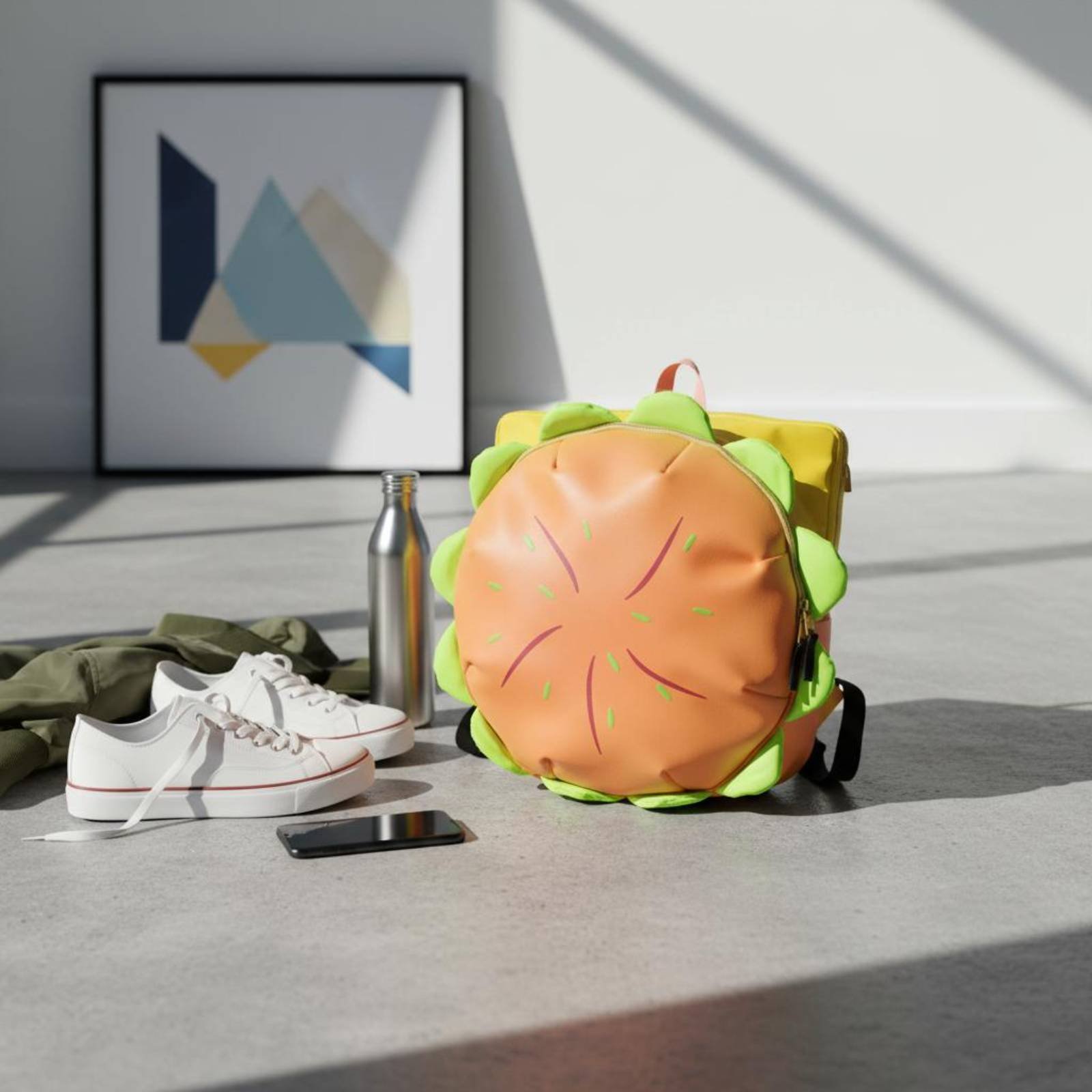 กระเป๋าเป้สะพายหลังลายแฮมเบอร์ - 3D Printing Designing บทวิจารณ์และราคา