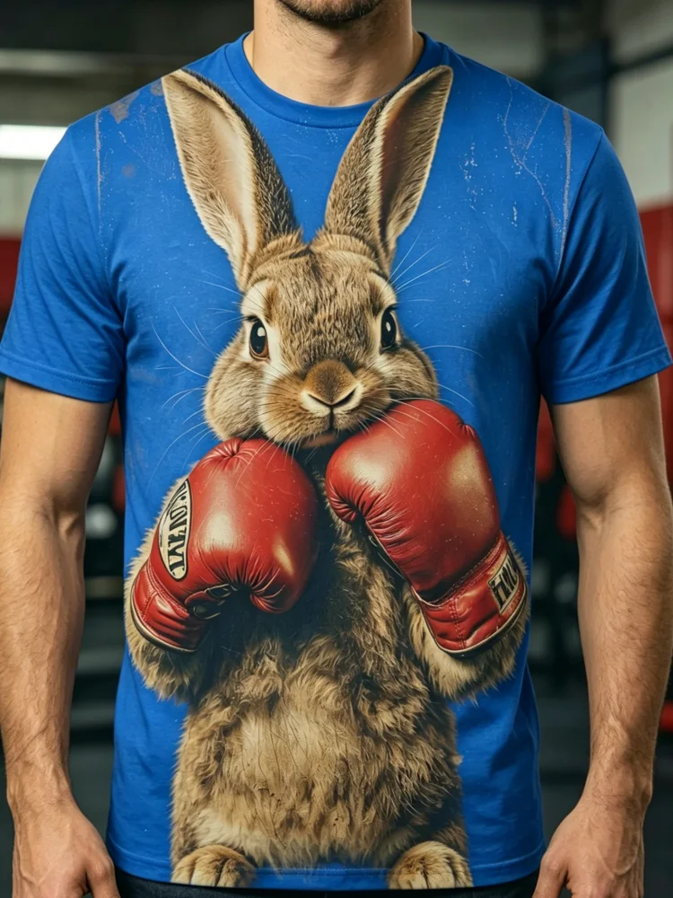 เสื้อยืดผู้ชายลายกระต่าย 3 มิต - 3D Printing Rabbit บทวิจารณ์และราคา
