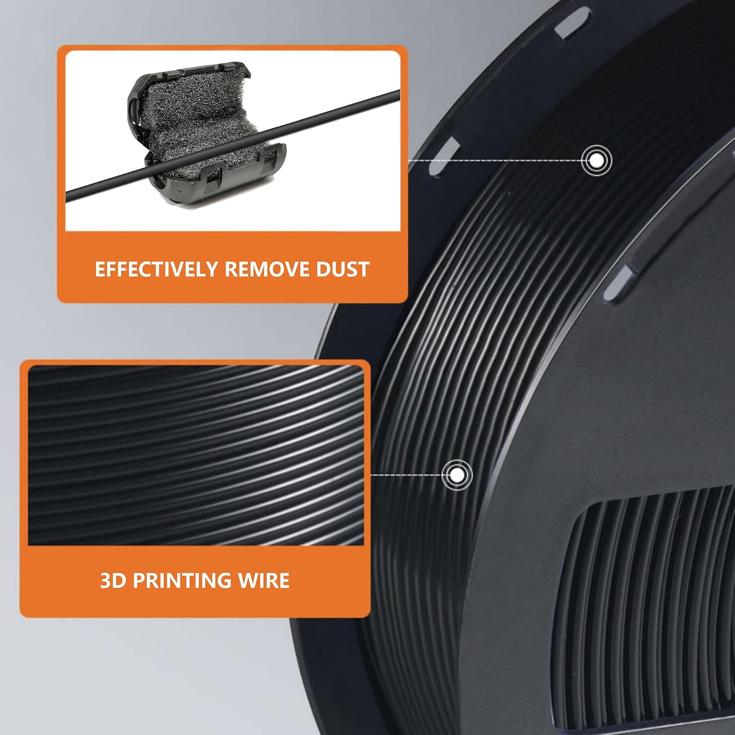 Creality 1.75MM Filamentกรองฝุ - 3D Printing Creality บทวิจารณ์และราคา